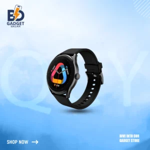 QCY Watch GT Smart Watch Retina AMOLED Display- Black Color